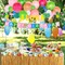 Tropical Luau Party Decoration Pack Hawaiian Beach Theme Party Flamingo Pineapple Décors Multi Scene Luau Party Supplies (135pcs)